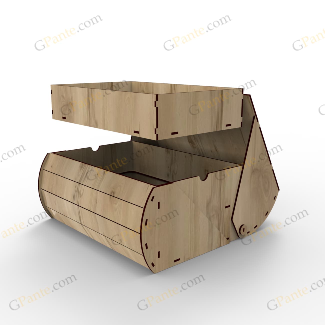 فایل برش لیزر باکس هدیه محفل — تصویر ۵