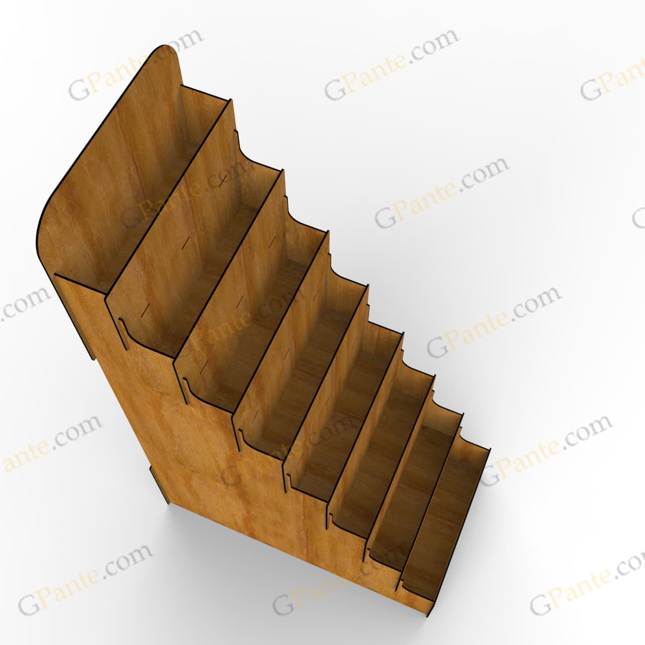 فایل لیزر استند کارت هدیه شاد — تصویر ۶
