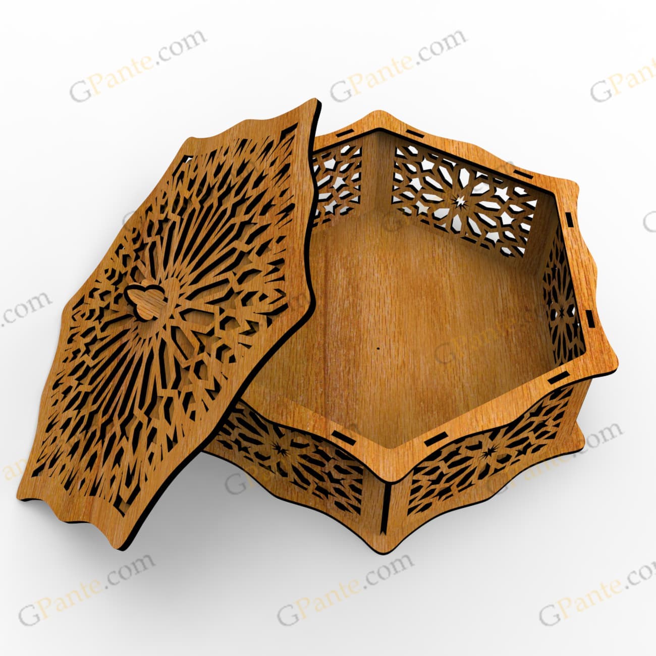طرح لیزر باکس خشکبار ششپر — تصویر ۳