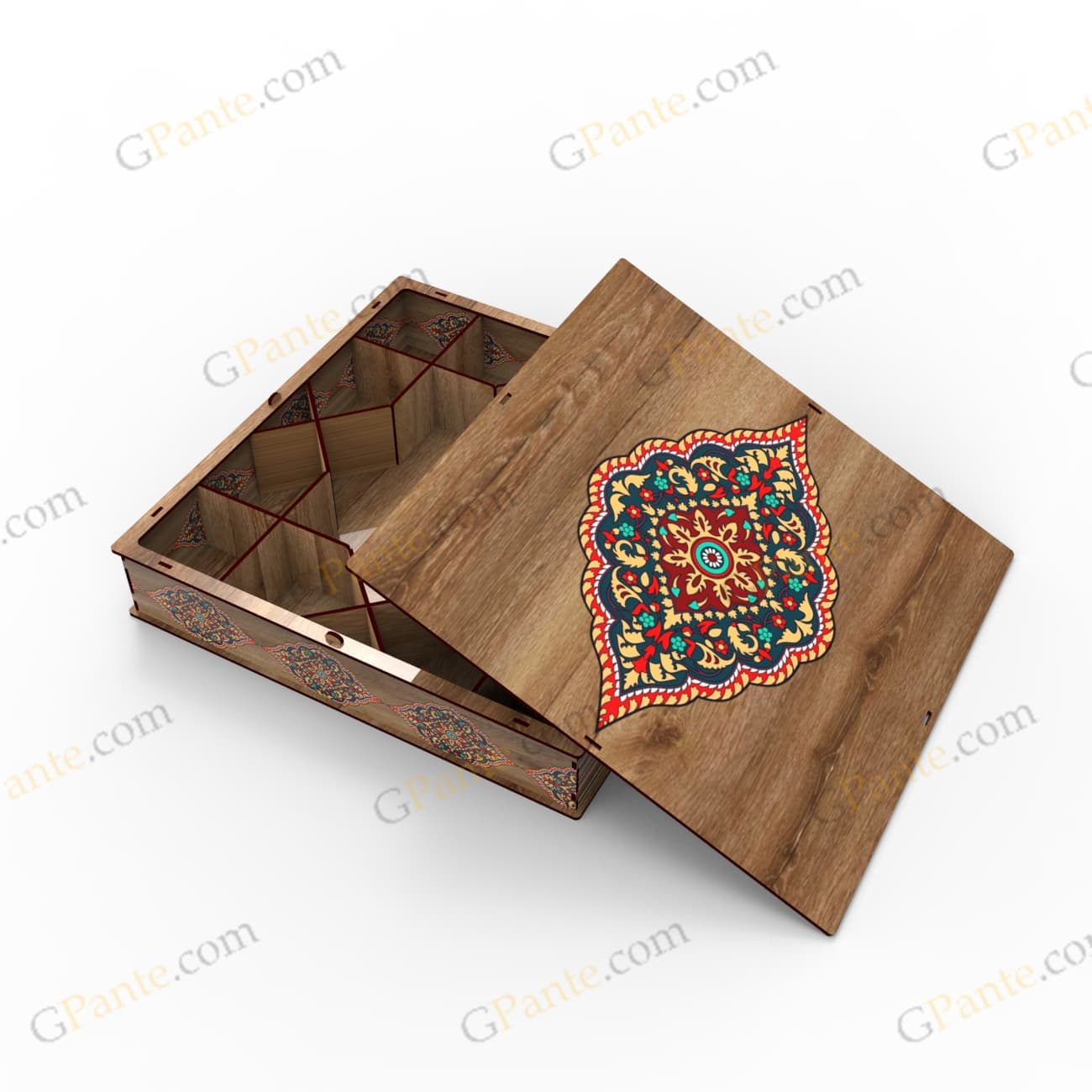 طرح لیزر باکس خشکبار پانیذ — تصویر ۳
