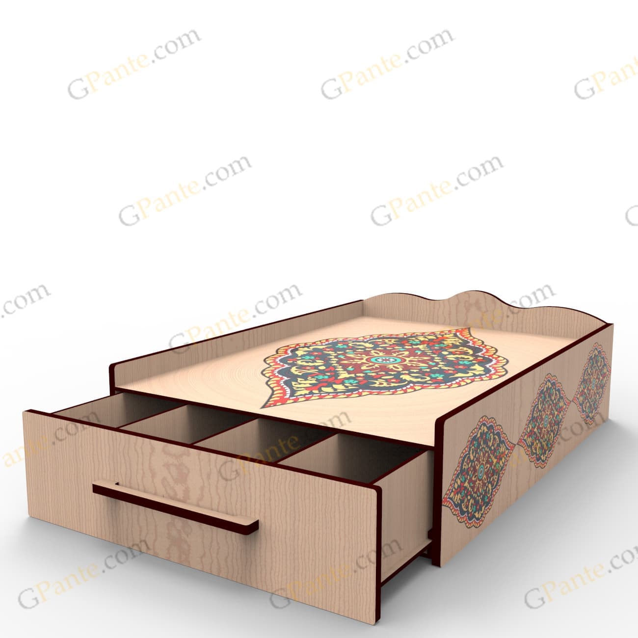 فایل لیزر سینی پذیرایی گلتاب — تصویر ۲