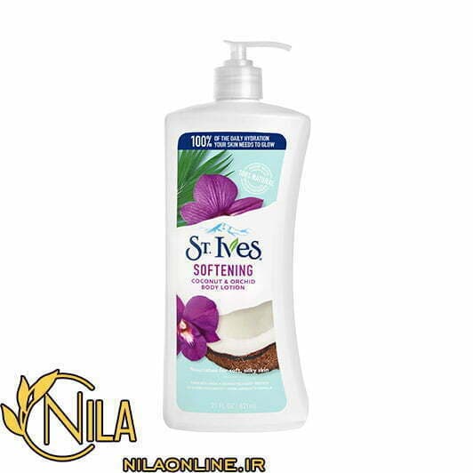 لوسیون بدن نرم کننده نارگیل و ارکید سینت ایوز St. Ives حجم 621 میلی لیتر