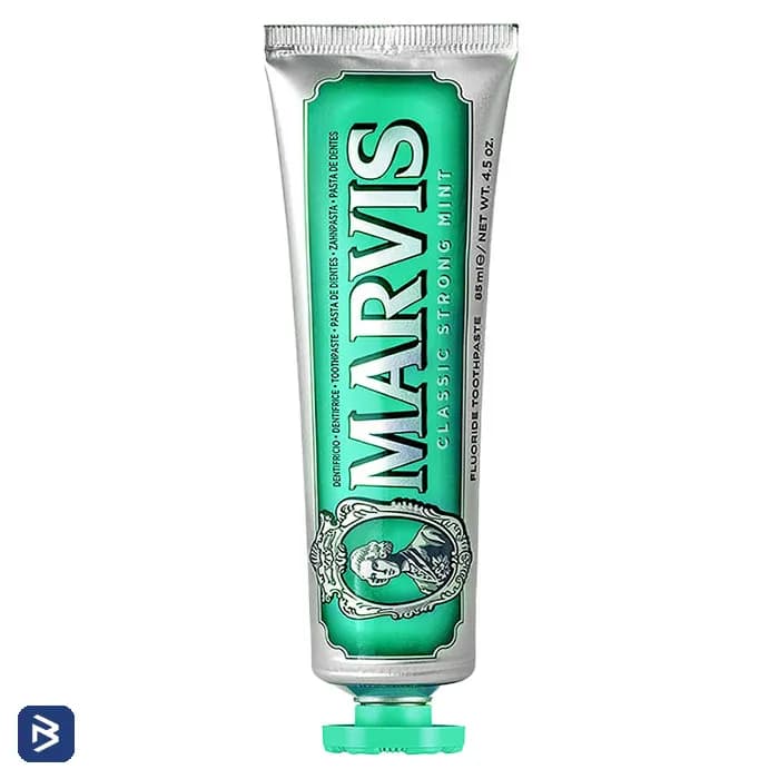 خمیر دندان مارویس (MARVIS) مدل Classic Strong Mint حجم ۸۵ میلی‌لیتر