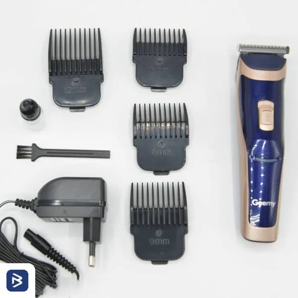 ماشین اصلاح شارژی موی صورت، سر و بدن جیمی مدل GM-6005 — تصویر ۲