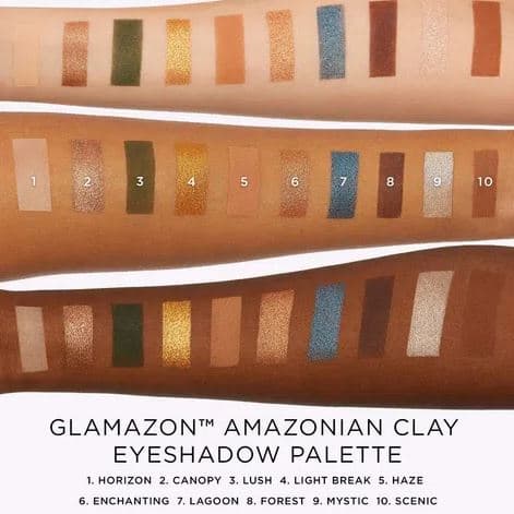 پالت سایه چشم تارت مدل Glamazon Amazonian Clay با ۱۲ رنگ — تصویر ۲