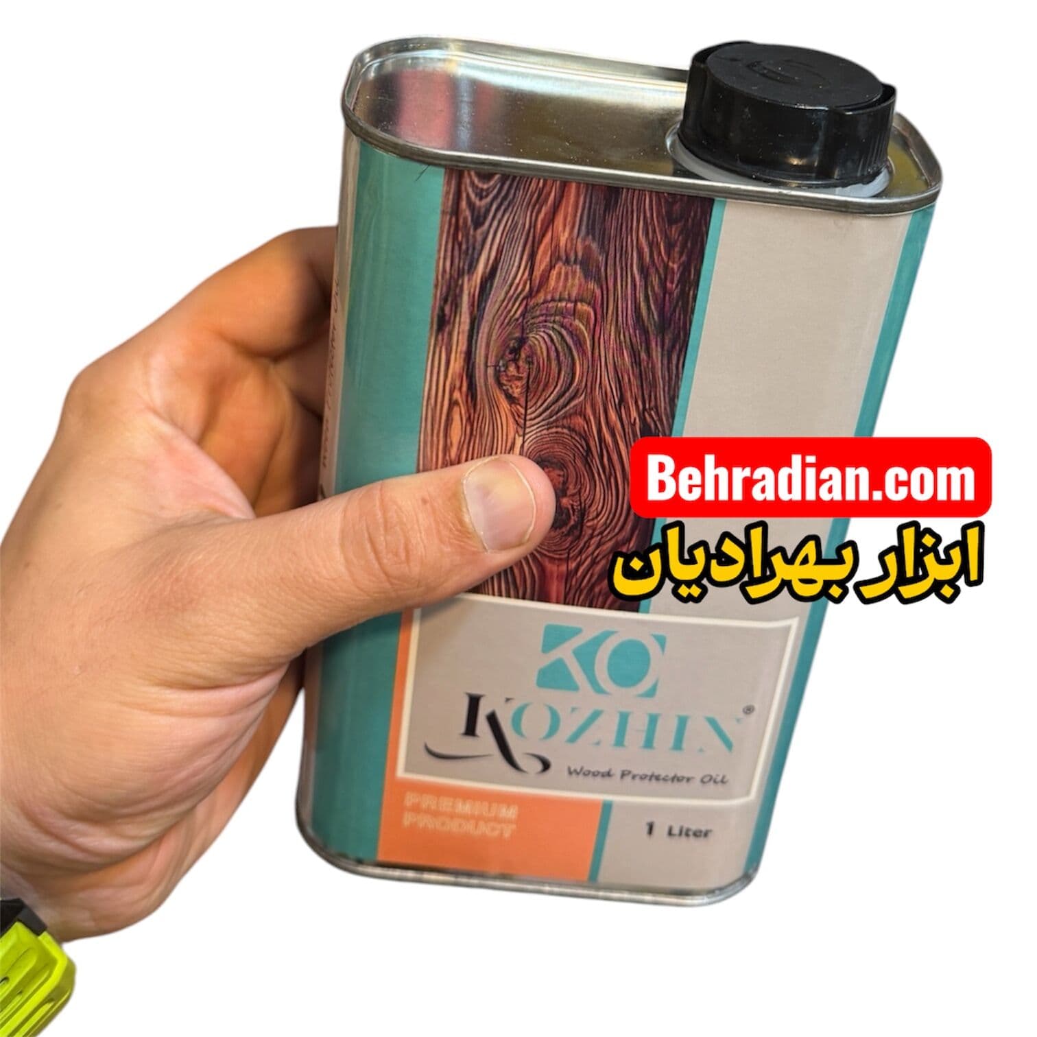 روغن گیاهی ظروف چوبی KOZHIN کوژین ۱ لیتر PURE