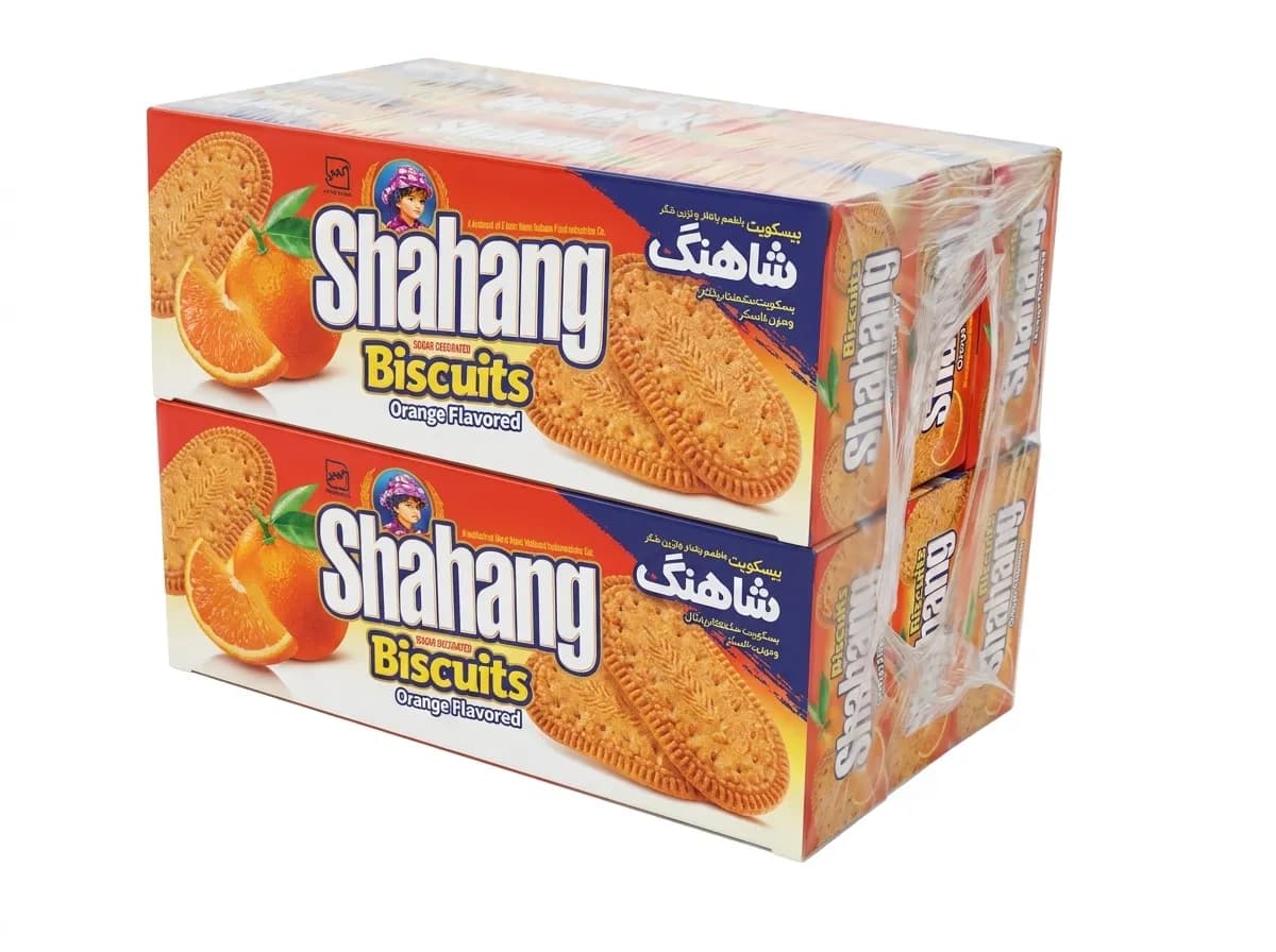 بیسکویت زبان پرتقال و تزئین شکر 700 گرم شاهنگ