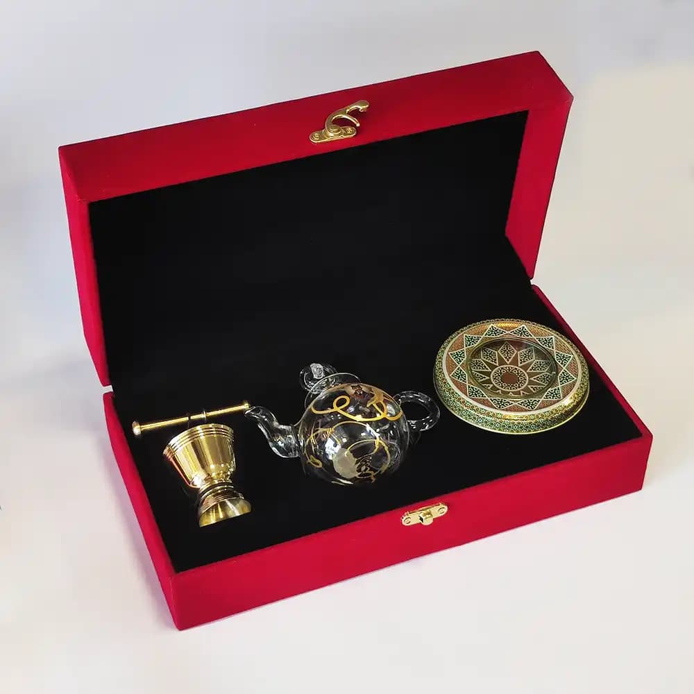 ظرف زعفران کادویی مناسب 5 گرم زعفران 2117