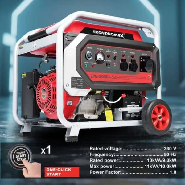موتور برق بنزینی ۱۰ کیلووات ادون پرومکس مدل EPM-13000A-S — تصویر ۴