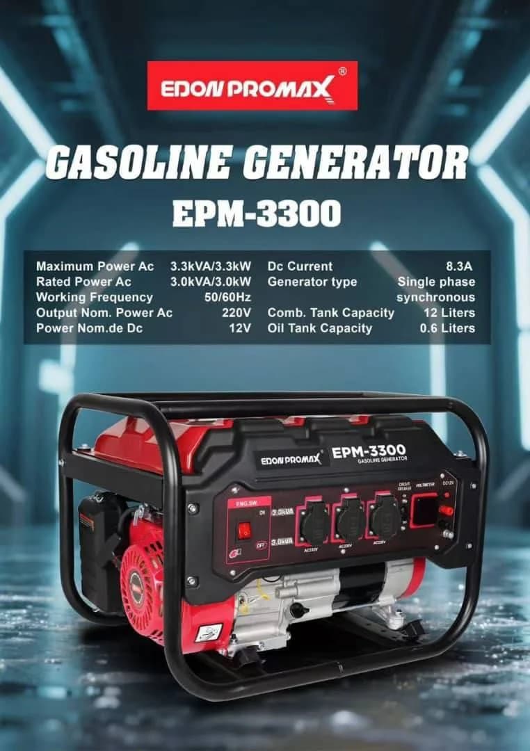 موتور برق بنزینی ۳/۳ کیلووات هندلی ادون پرومکس مدل EPM-3300 — تصویر ۳