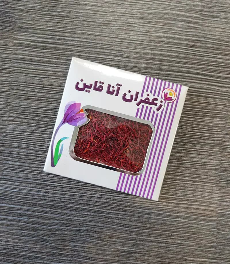 یک مثقال زعفران قائنات سوپر نگین – کد1010 – آنا قاین — تصویر ۲
