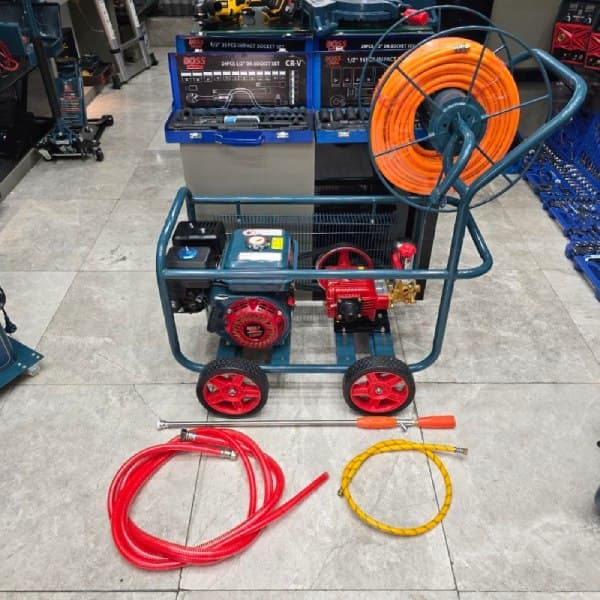 سمپاش بنزینی صنعتی باس مدل BS123ZX210-3 ظرفیت ۹.۵ اسب