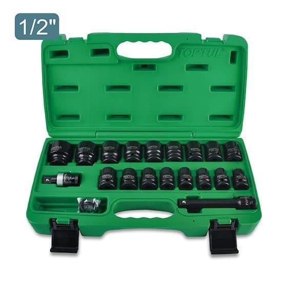 جعبه بکس 1/2 مشکی 10 تا 32 جعبه سبز تاپ تول مدل GCAI2701