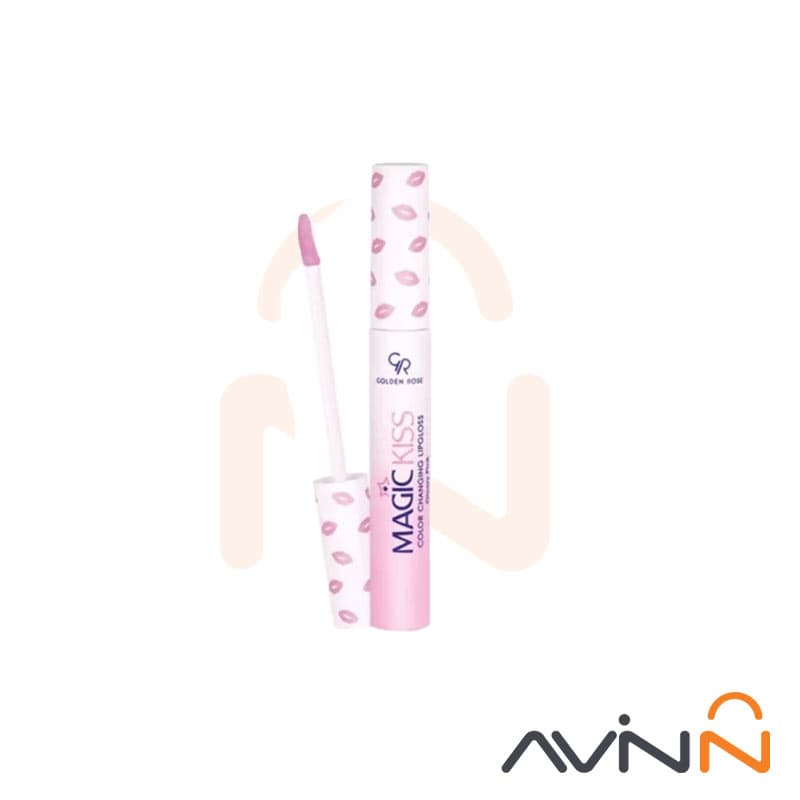 لیپ گلاس گلدن رز مدل مایع جادویی حرارتی Magic Kiss — تصویر ۲