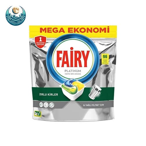 قرص ظرفشویی فیری Fairy مدل Platinum بسته 96 عددی