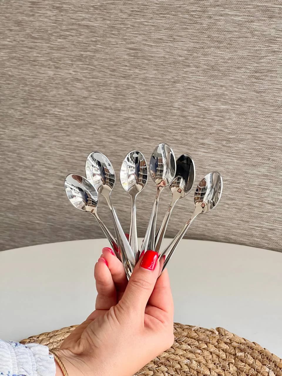 قاشق چای خوری تمام استیل دنی هوم — تصویر ۲