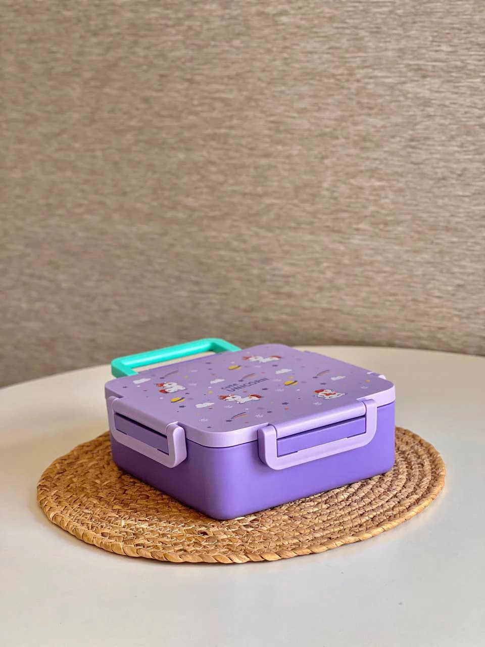 ظرف غذا پلاستیکی طرح یونیکورن کد 2492 — تصویر ۴
