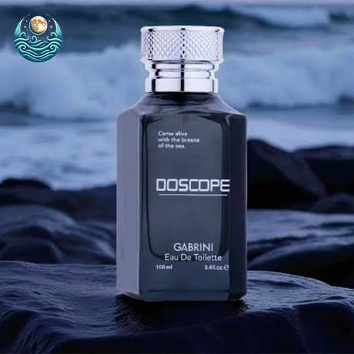 ادکلن مردانه گابرینی مدل DOSCOPE سرمه ایی حجم 100 میل