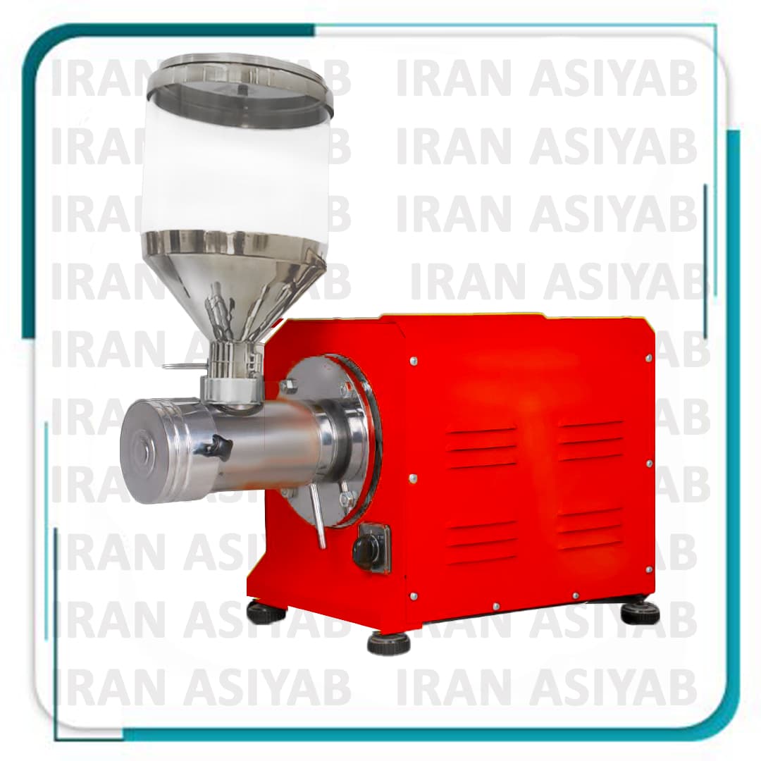 دستگاه کره گیری بادام زمینی 2 اسب (قیف گرد) – رنگ قرمز