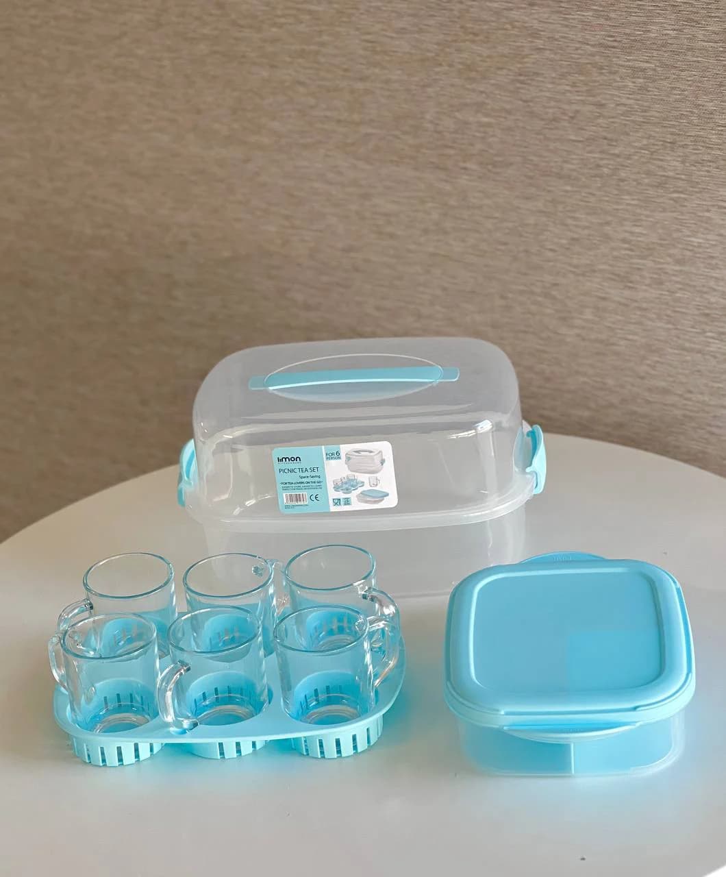 سرویس چای خوری 6 نفره مسافرتی لیمون کد 2440 — تصویر ۸