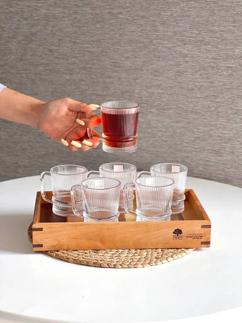 لیوان دسته دار دلی deli مدل کلزیوم کد 1628 — تصویر ۲