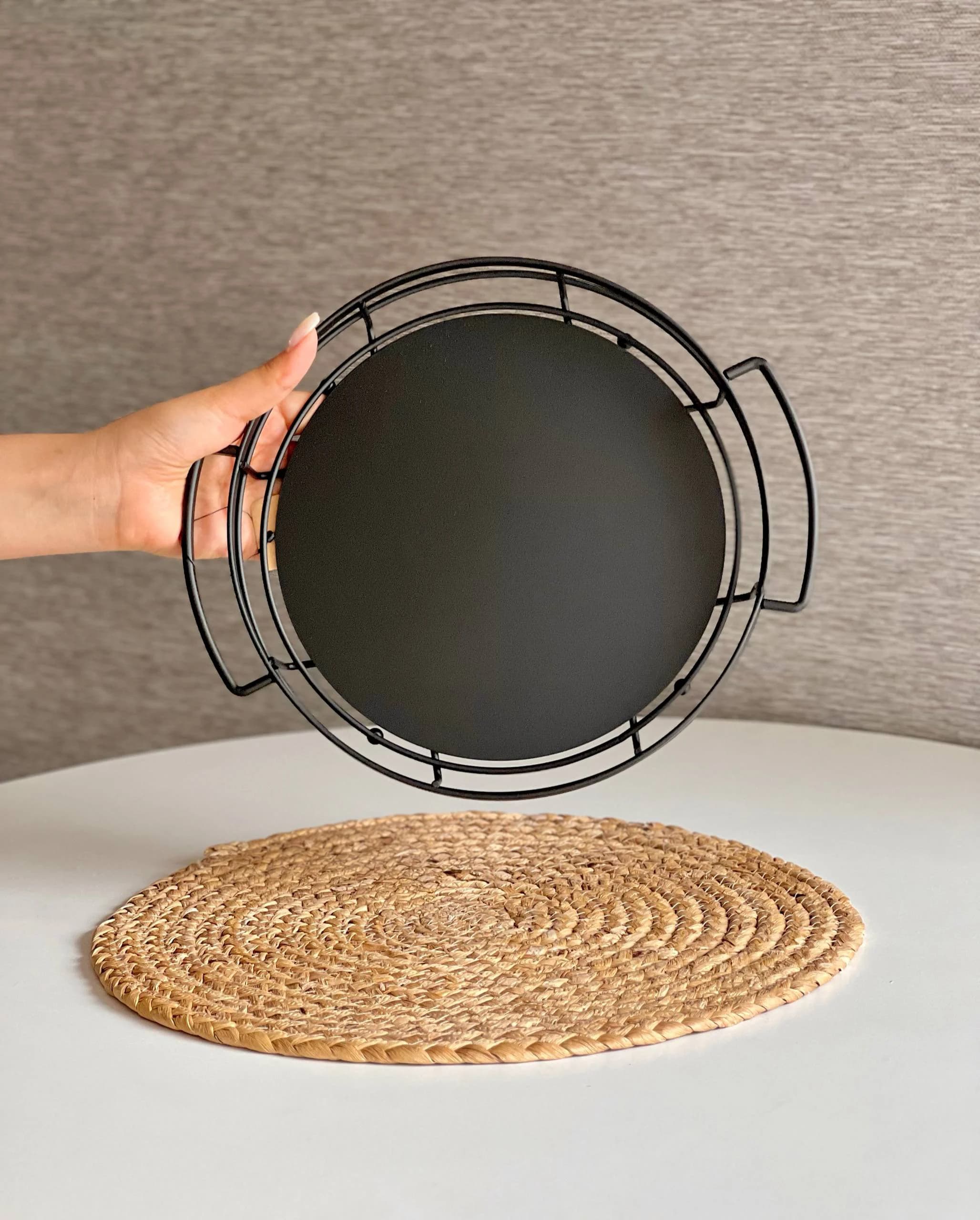 سینی و دیس گرد سایز کوچک برند بی وی کی BVK مدل آیریس — تصویر ۲