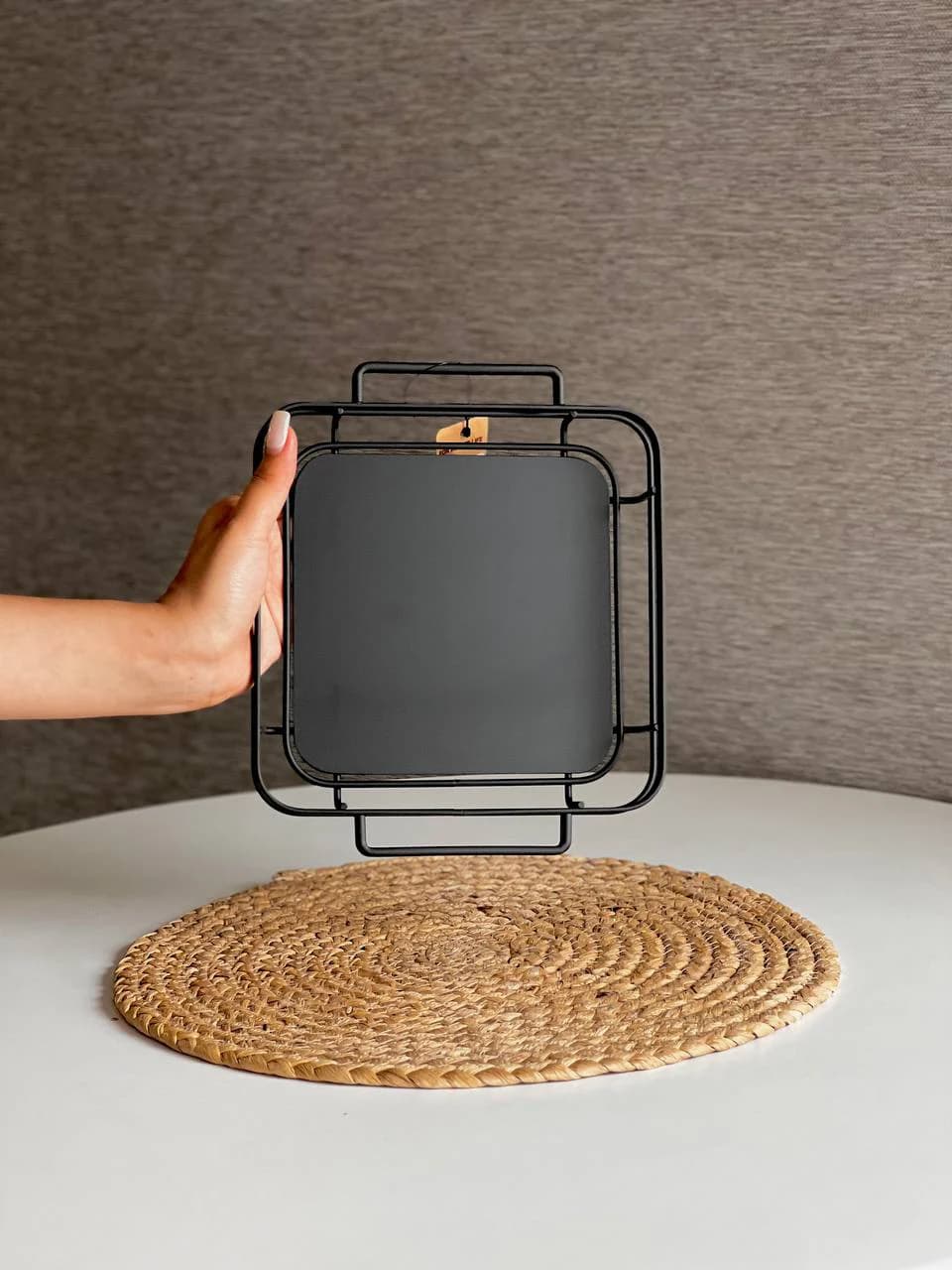 سینی و دیس مربع سایز کوچک برند بی وی کی BVK مدل آیریس — تصویر ۲