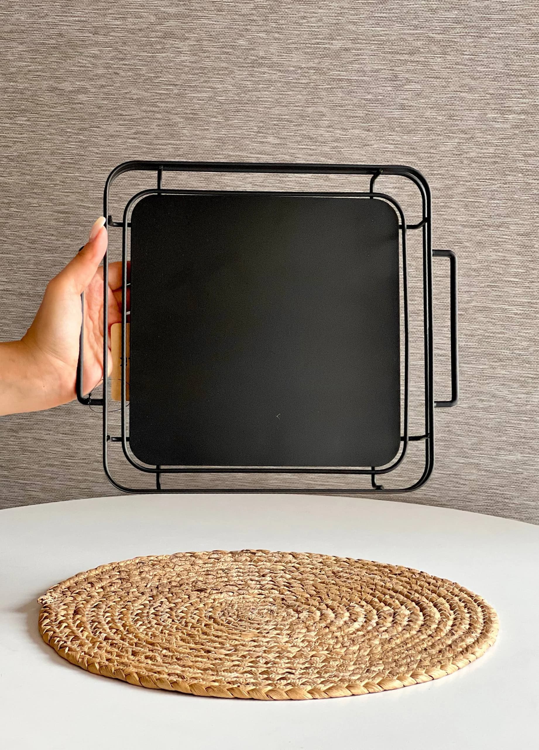 سینی و دیس مربع سایز بزرگ برند بی وی کی BVK مدل آیریس — تصویر ۲