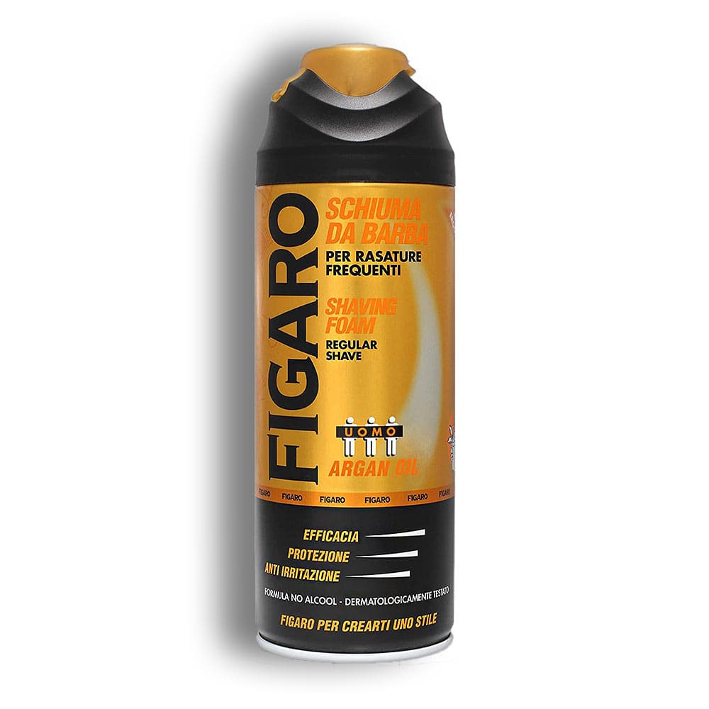 کف اصلاح مردانه فیگارو مدل ARGAN OIL حجم ۴۰۰ میلیلیتر | Figaro Argan Oil Shaving Foam 400ml — تصویر ۵