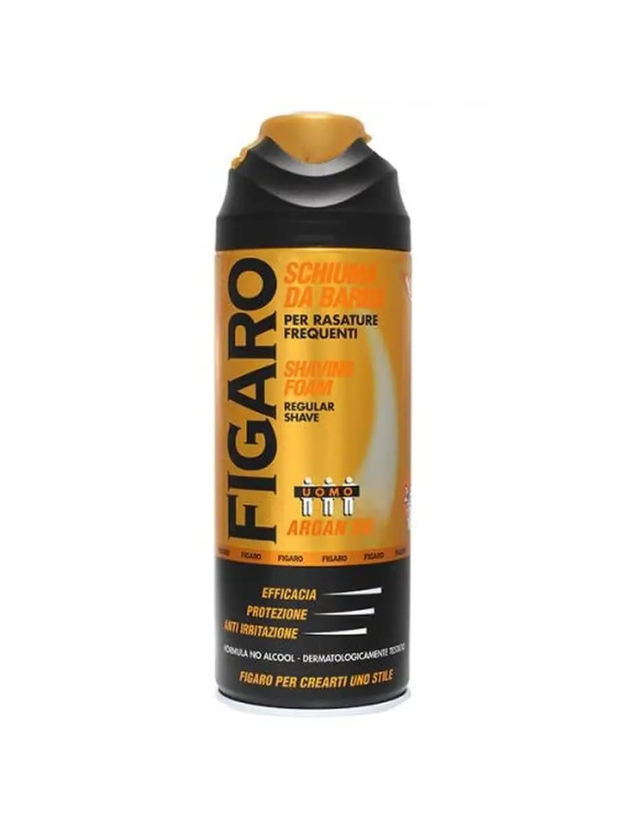 کف اصلاح مردانه فیگارو مدل ARGAN OIL حجم ۴۰۰ میلیلیتر | Figaro Argan Oil Shaving Foam 400ml — تصویر ۴