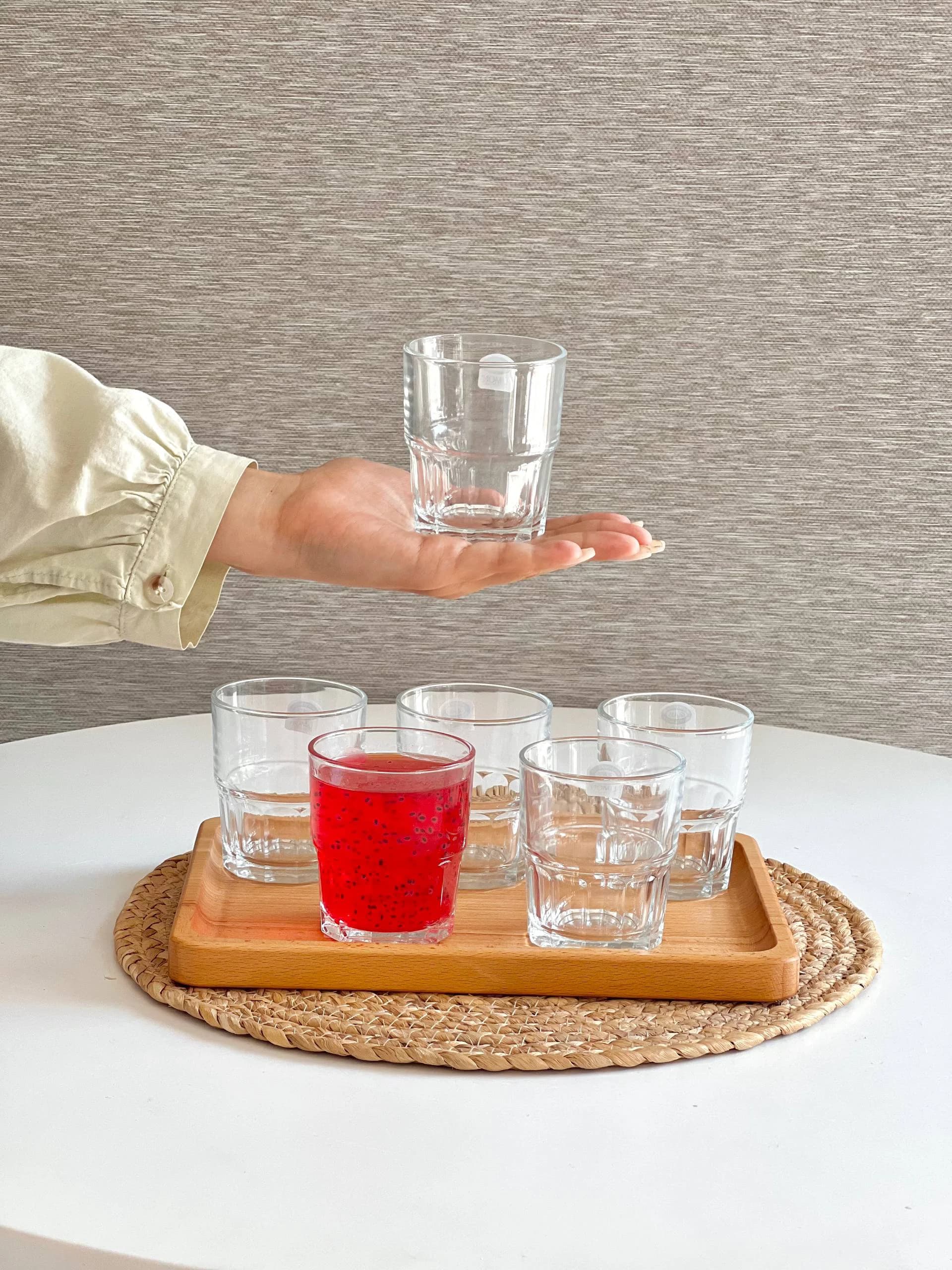 نیم لیوان شیشه ای 200 میل لیمون کد 2483 — تصویر ۶