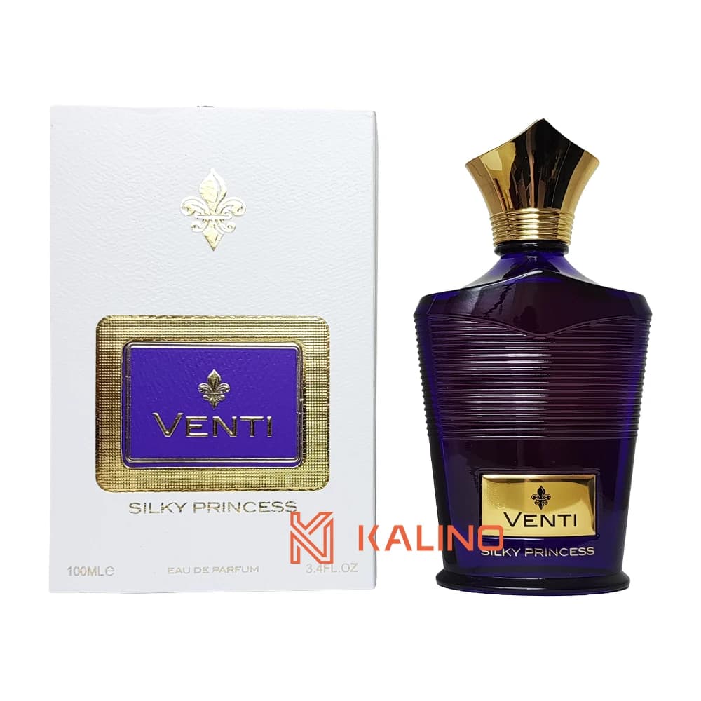 ادکلن زنانه ونتی سیلکی (کرید کویین اف سیلک) فرگرانس ورد حجم 100 میل | Fragrance World Creed Queen of Silk