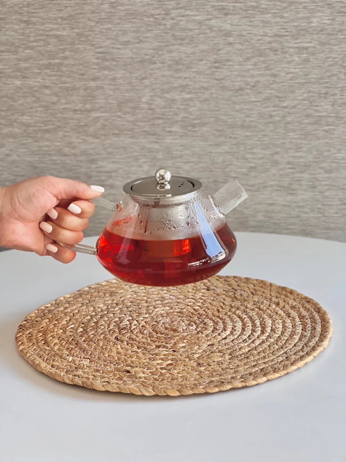 قوری پیرکس ۱۰۰۰ میلی لیتر دلی Deli کد 01 — تصویر ۲