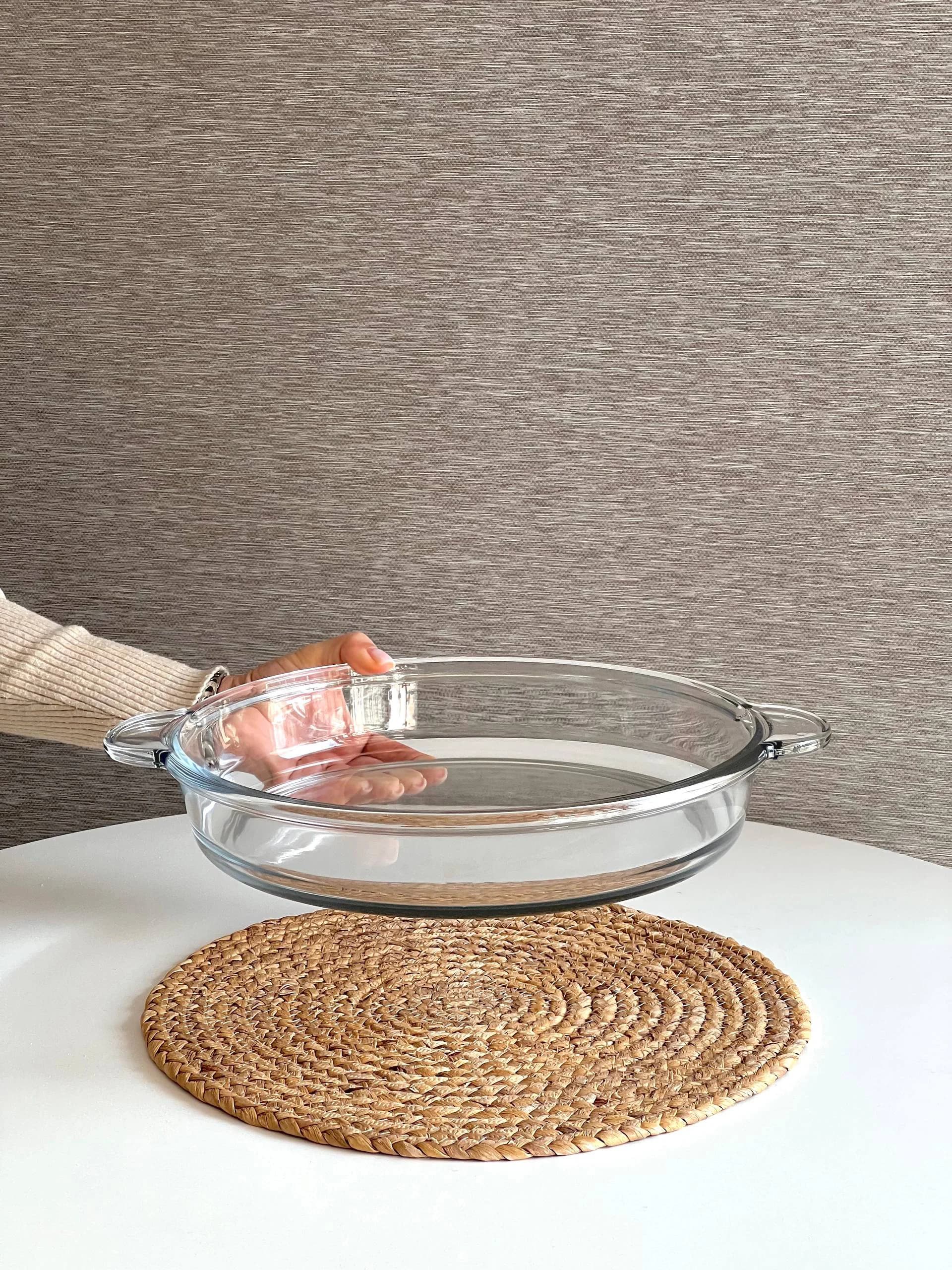 تابه گرد شیشه ای 3.4 لیتری لیمون کد 2236 — تصویر ۳