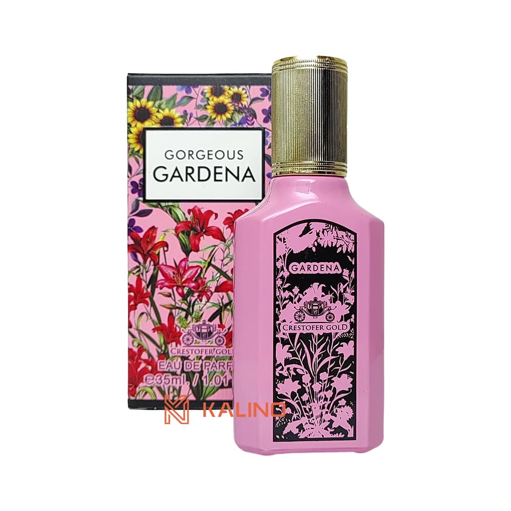 ادکلن زنانه گوچی فلورا گورجس گاردنیا کریستوفر گلد حجم 35 میل | Crestofer Gold Flora Gorgeous Gardenia — تصویر ۲