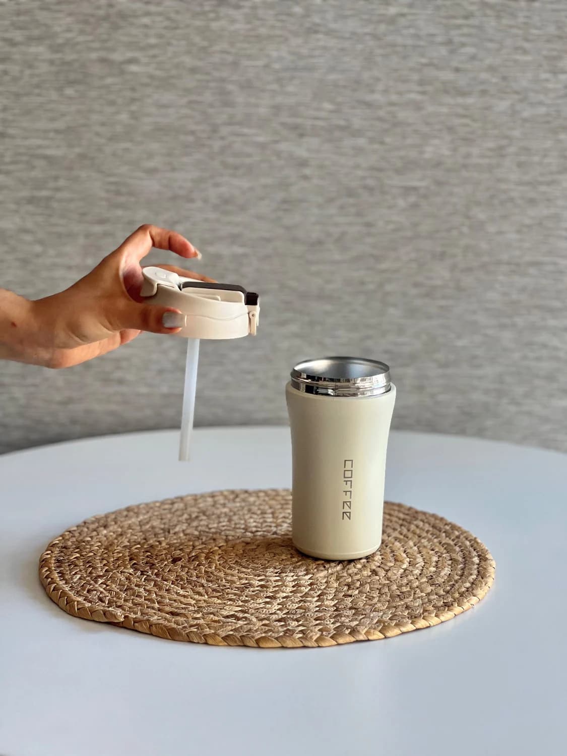 تراول ماگ دو حالته COFFEE کافی 480 میل — تصویر ۴