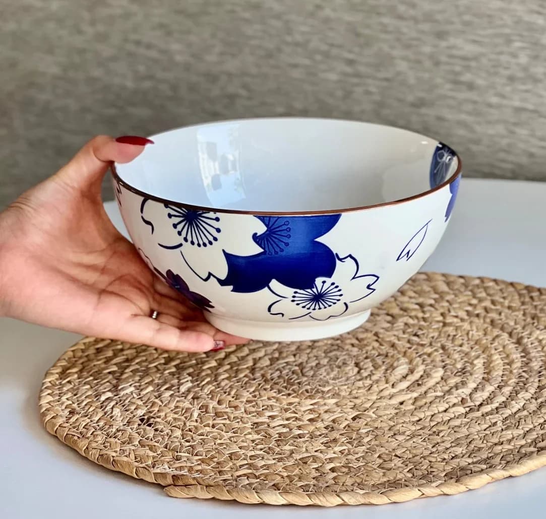 کاسه سالاد زاراهوم کد 23294 طرح گل درشت — تصویر ۴