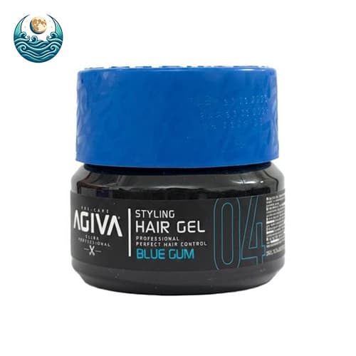 ژل مو حالت دهنده آدامسی آگیوا مدل 04 BLUE GUM حجم 700 میل
