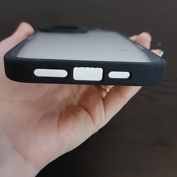 قاب پشت شفاف دور مشکی آیفون مدل Iphone 14 pro برند Doyers — تصویر ۷