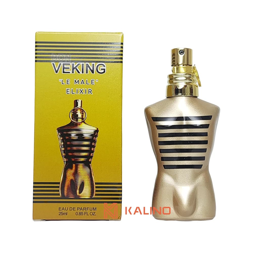 ادکلن مردانه ژان پل گوتیه له میل الکسیر ویکینگ کالکشن کد 125 حجم 25 میل | Veking Collection Jean Paul Gaultier Le Male Elixir