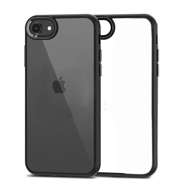 قاب پشت شفاف دور مشکی آیفون مدل Iphone 7/8 برند Doyers