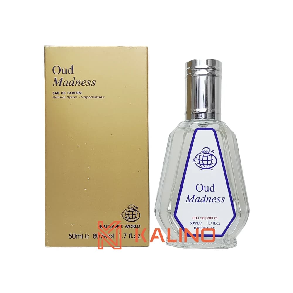 ادکلن زنانه-مردانه عود مدنس (عود ماراکوجا) فرگرانس ورد حجم 50 میل | Fragrance World Maison Crivelli Oud Maracuja