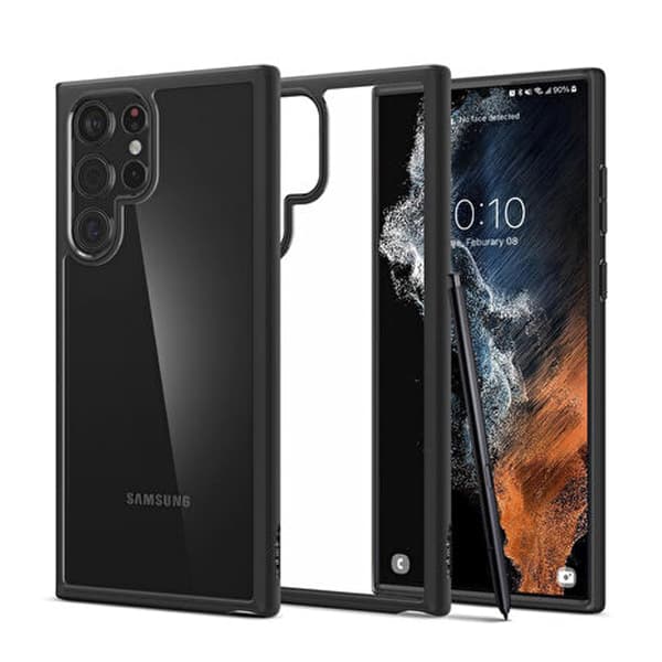 قاب پشت شفاف دور مشکی سامسونگ مدل Samsung S24 Ultra برند Doyers — تصویر ۲