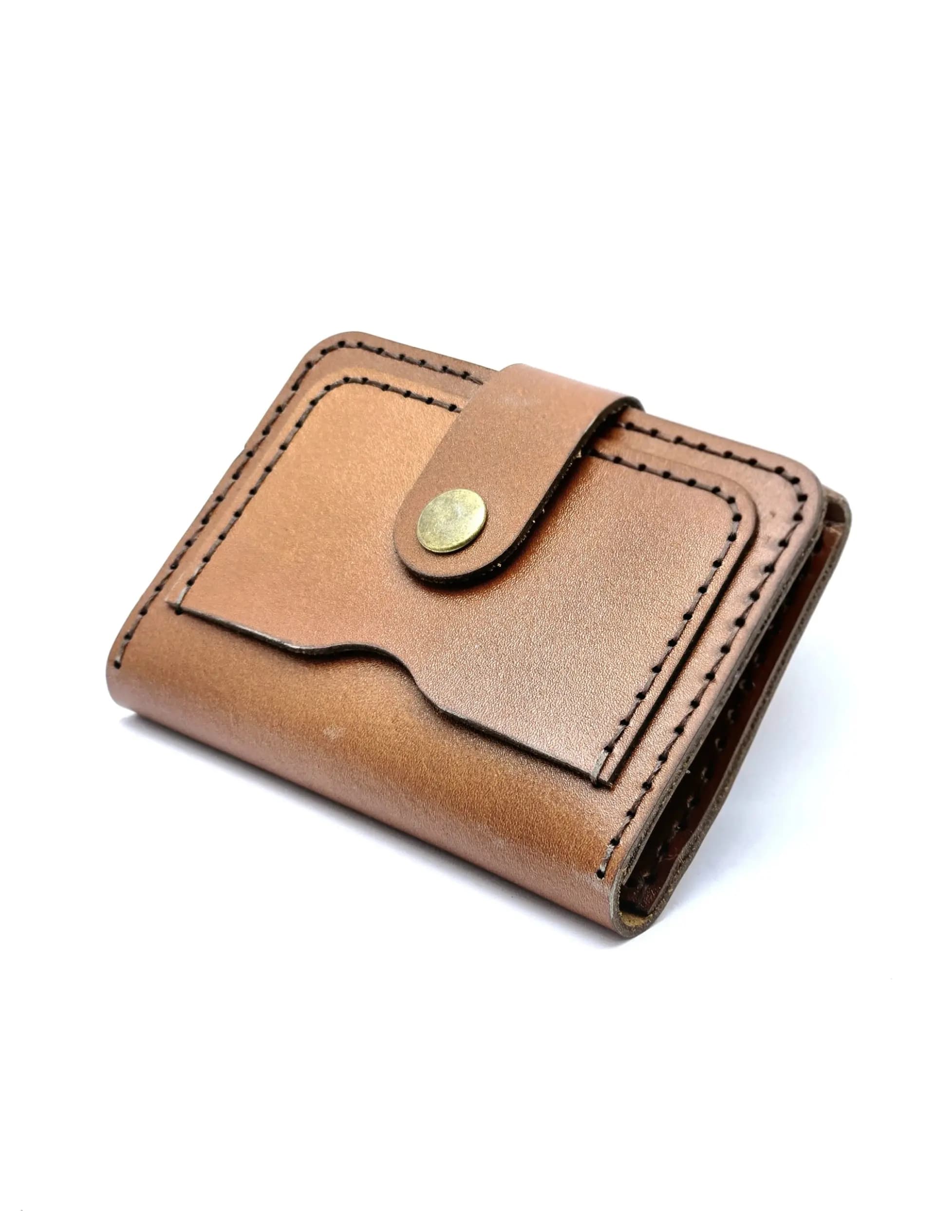 کیف جا کارتی چرم طبیعی طرح اسلیمی – کد 3/7