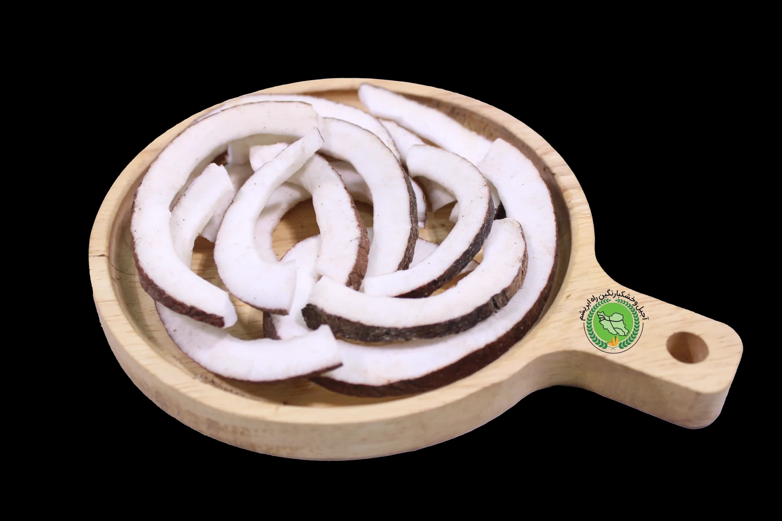 اسلایس نارگیل خشک بسته بندی