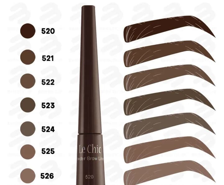 پودر ابرو لچیک lechic شماره 526