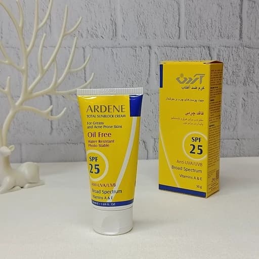 کرم ضد آفتاب SPF25 پوست چرب آردن — تصویر ۳
