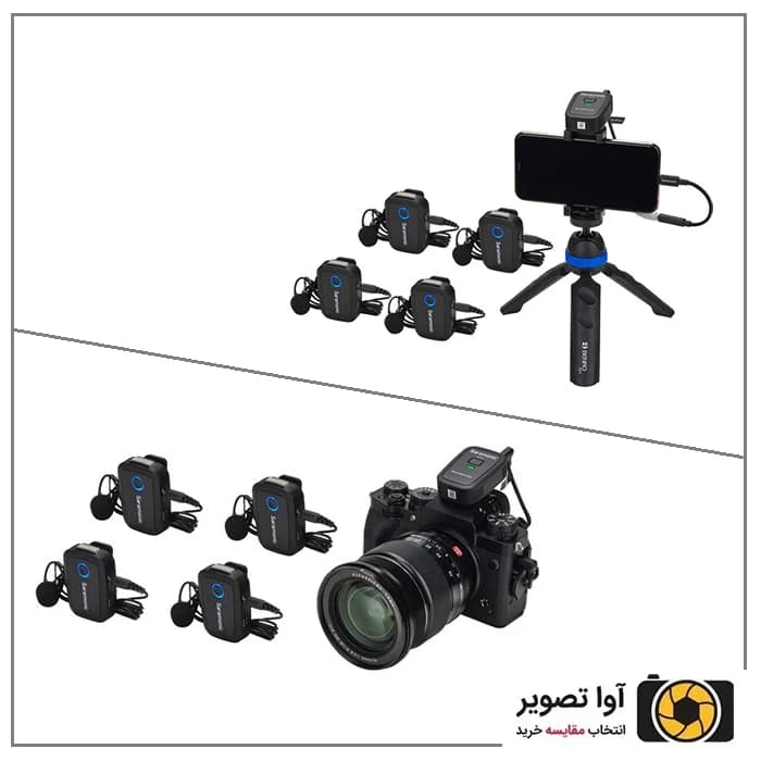 میکروفون بی سیم یقه ای سارامونیک Saramonic Blink500 T4 — تصویر ۶