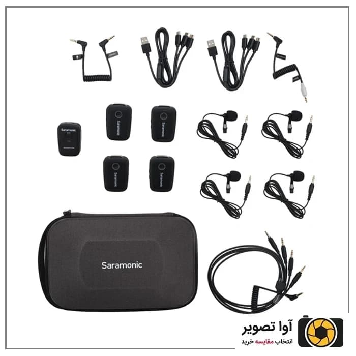 میکروفون بی سیم یقه ای سارامونیک Saramonic Blink500 T4 — تصویر ۷