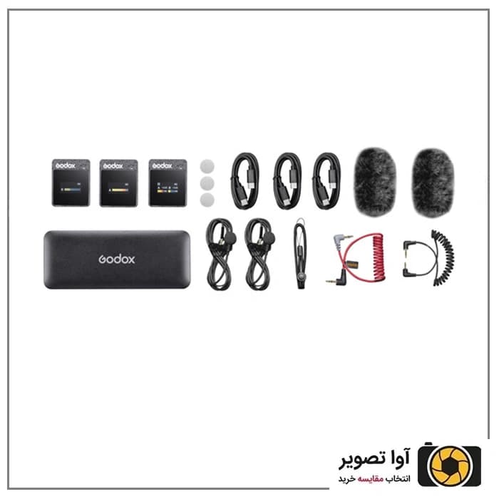 ميكروفون بى سيم گودكس Godox MoveLink II M2 kit 2 — تصویر ۵